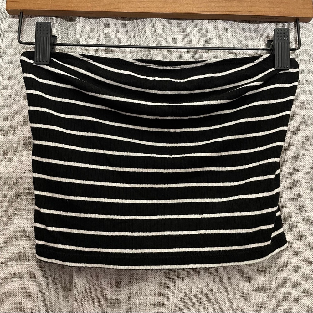 American Eagle - Strapless Striped Tube Top